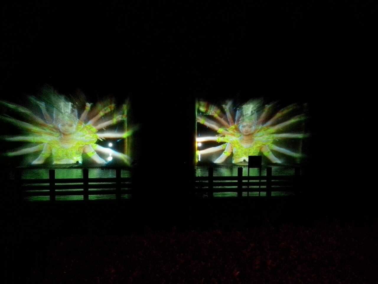 民族水乡-水幕投影