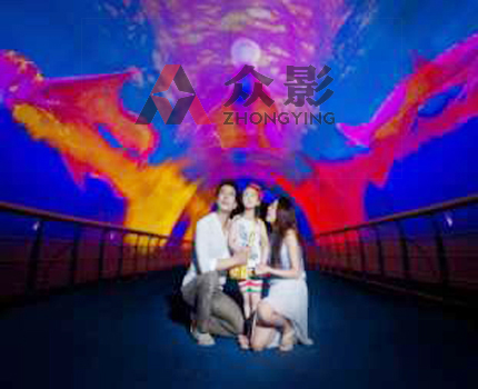 圣亚海洋世界“激光投影”