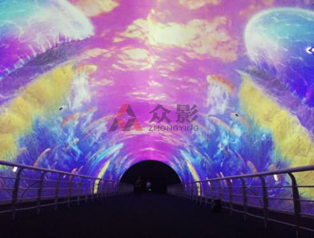 圣亚海洋世界“激光投影”