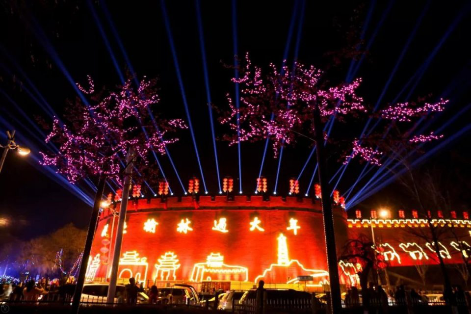 大美驼城投影秀