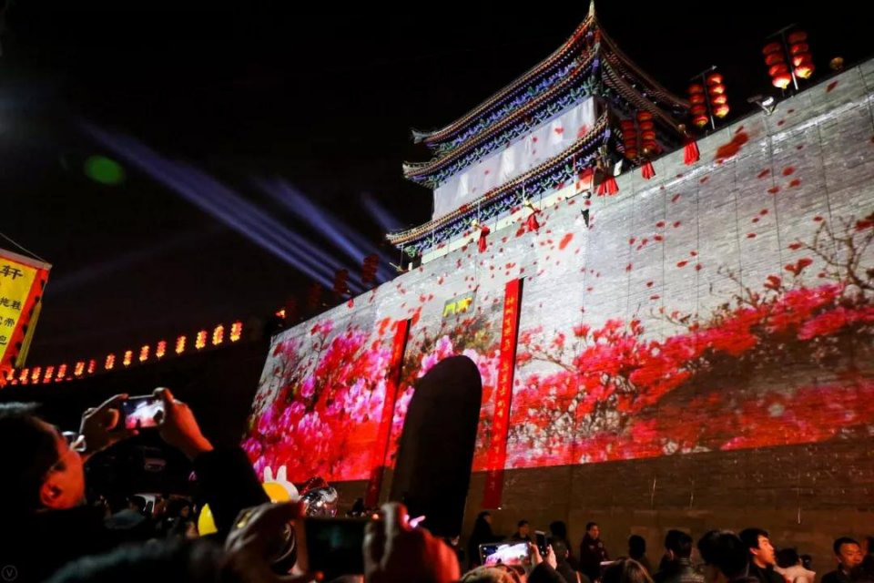 大美驼城投影秀