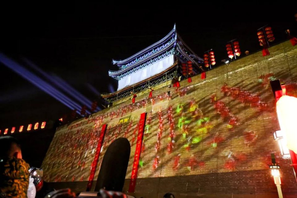 大美驼城投影秀