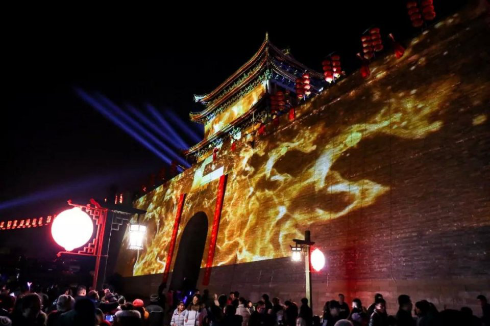 大美驼城投影秀