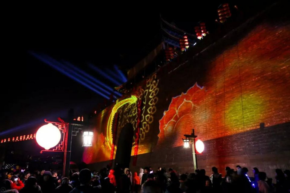 大美驼城投影秀