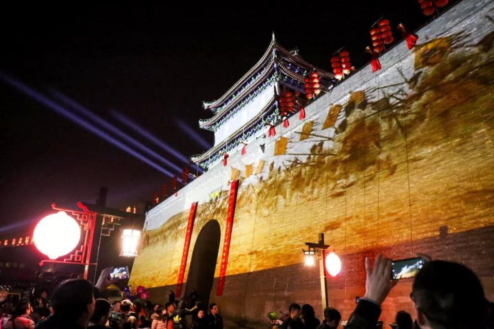 大美驼城投影秀