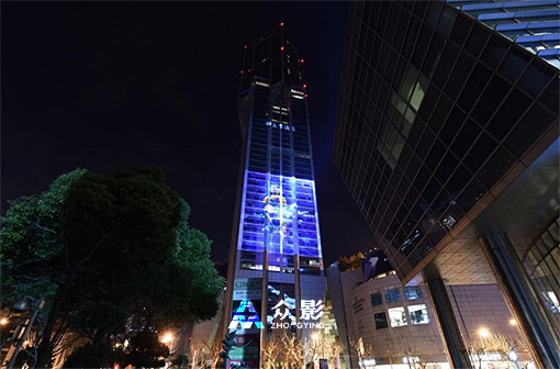 户外品牌logo投影